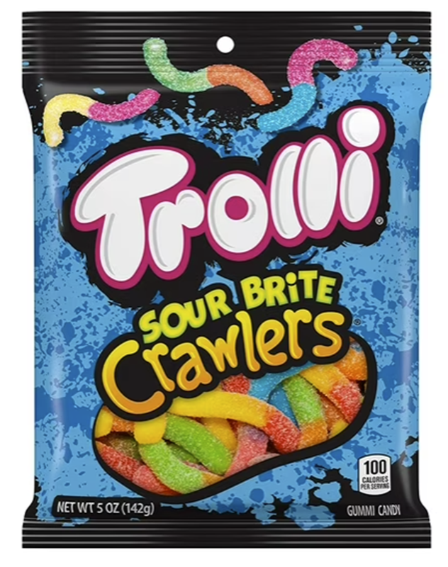 Trolli Sour Brite Gummy Bag 5Oz 12Pk