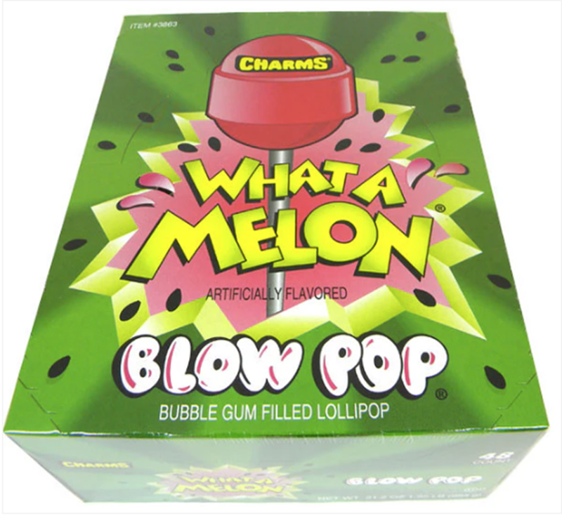 Blow Pop Watermelon 48Pcs