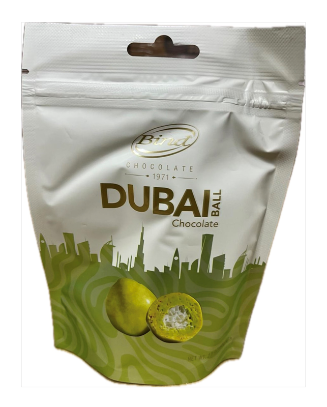 Bind Dubai Choco Ball Pistachio 2.11Oz 20Pk