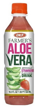 Okf Farmers Aloe Drink (Strawberry) 20/16.9Oz