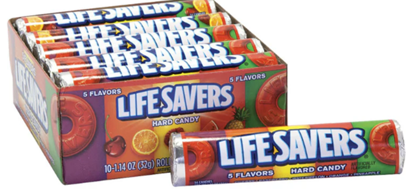 Lifesaver Roll 5 Flavors 20Ct
