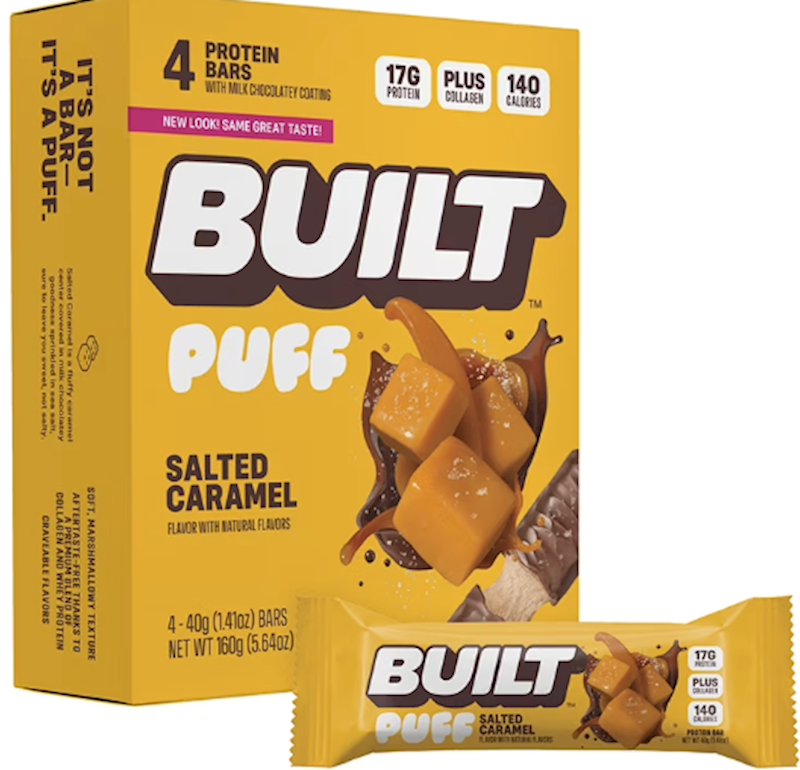 Built Puff Bars Salted Caramel 12Ct