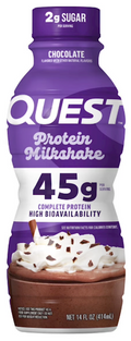 Quest Rtd Protein Milkshake 45G Chocolate 12Ct
