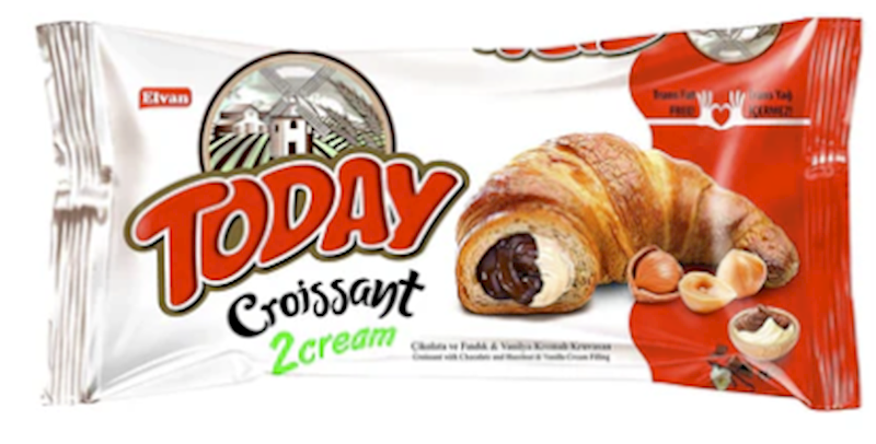 Today Croissant Choco & Vanilla Filling 6 Ind Wrpd 12Pc