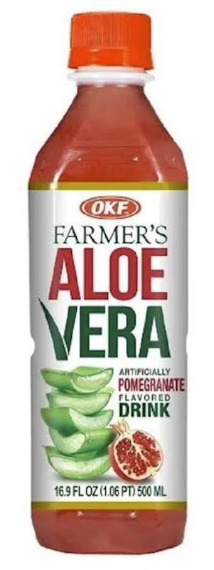 Okf Farmers Aloe Drink (Pomegranate) 20/16.9Oz