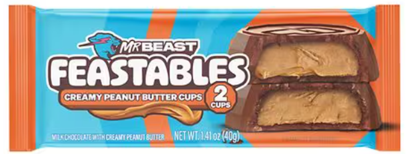 Feastables Choc Cup Hazlnut 2Pk  24Pcs