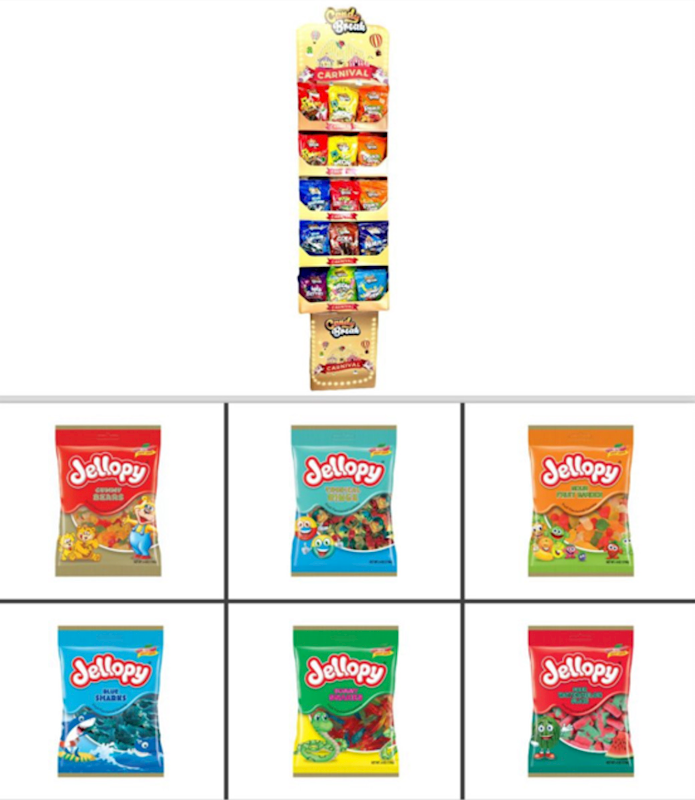 Yummy Gummy Mixed Flavors  Dsp 5.3Oz 90Pcs