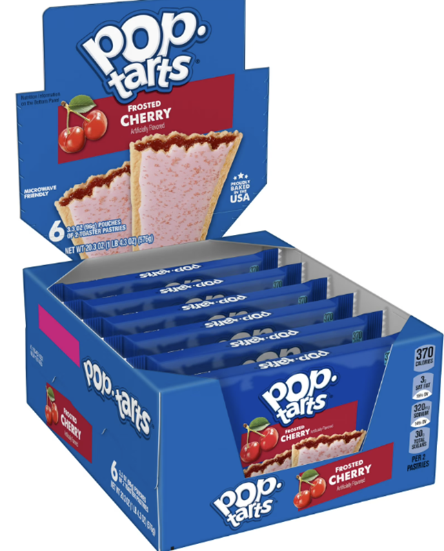 Pop Tart Cherry 3.3Oz 6Pcs