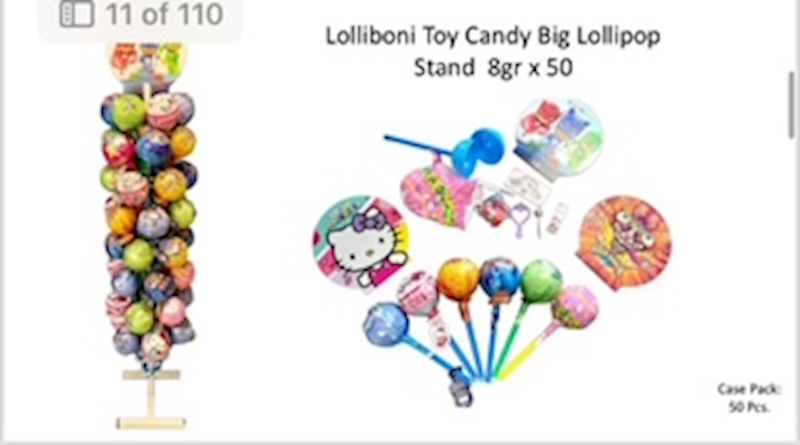 Lolliboni Toy Candy Big Dsp 50Pcs