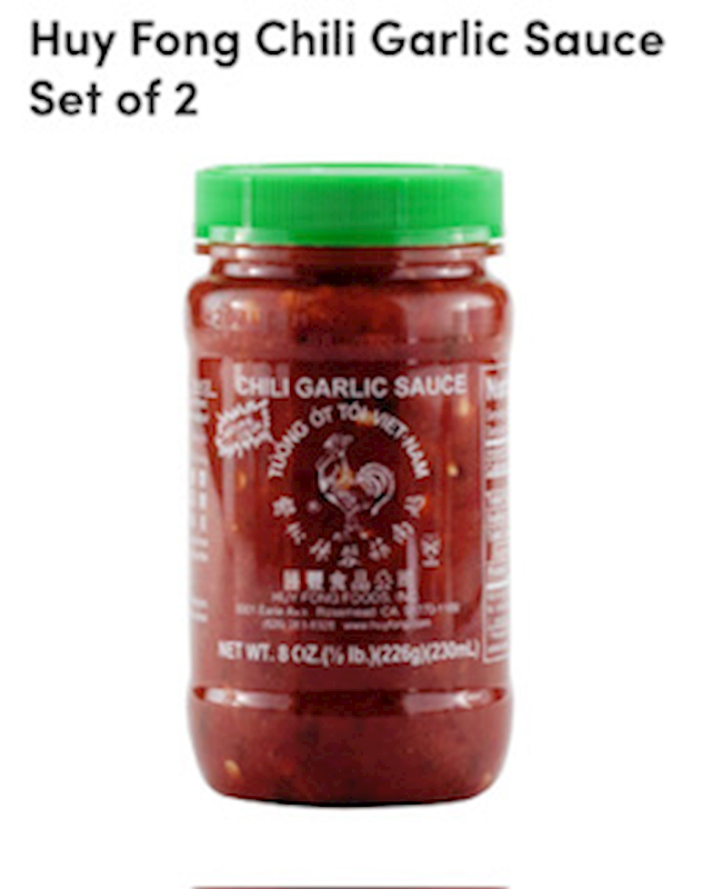 Huy Fong Fresh Chili Garlic Sauce 18Oz 12Pk