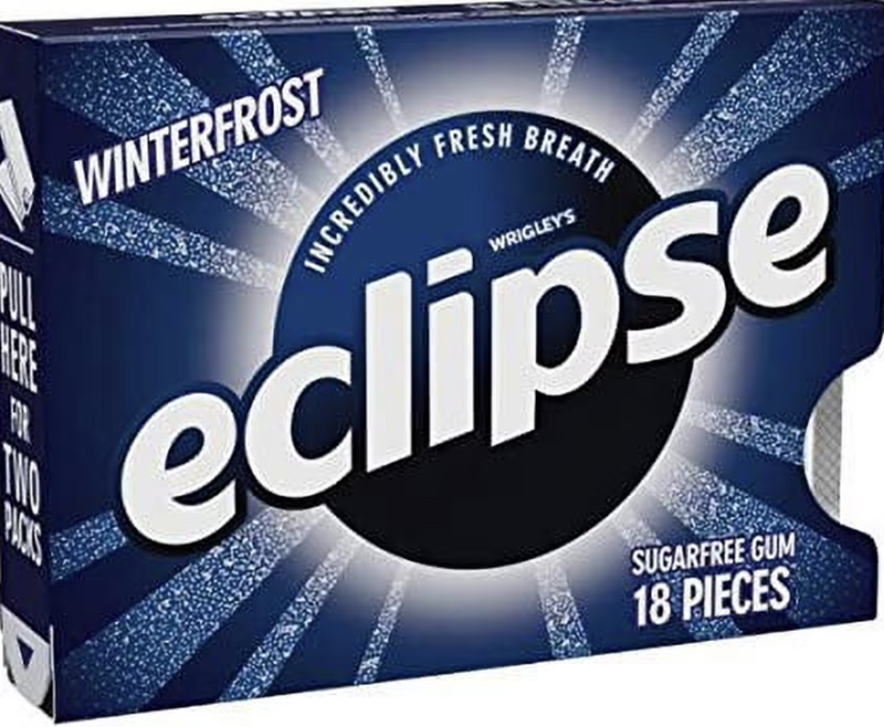 Eclipse Gum Bp Wntermint 8-18Ct