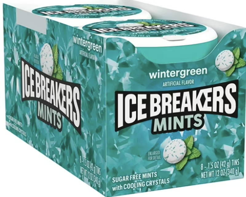 Ice Breakers Mints Wintergreen 8Ct