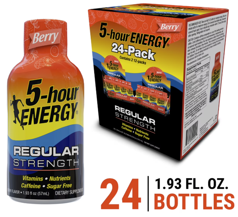 5-Hour Energy Reular Strength Berry 24/1.93 Oz