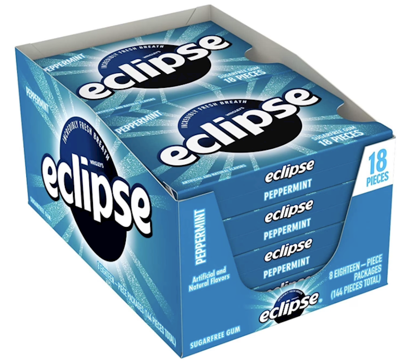Eclipse Gum Bp Peppermint Pk 8-18Ct