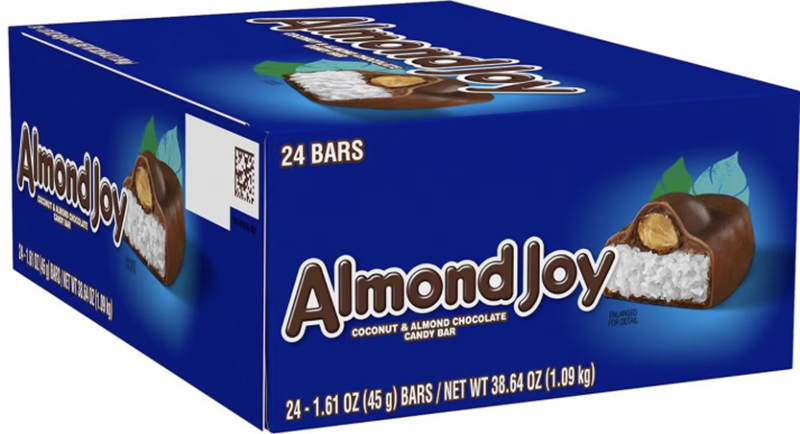 Almond Joy Ccnut & Almnd Chocolate Bar 24Ct 1.61Oz
