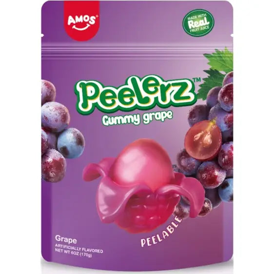 Amos Peelerz Peg Grape 3Oz 24Pk