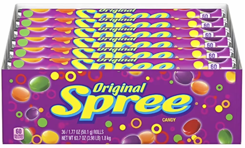Spree Original Rolls 1.77Oz 36Ct