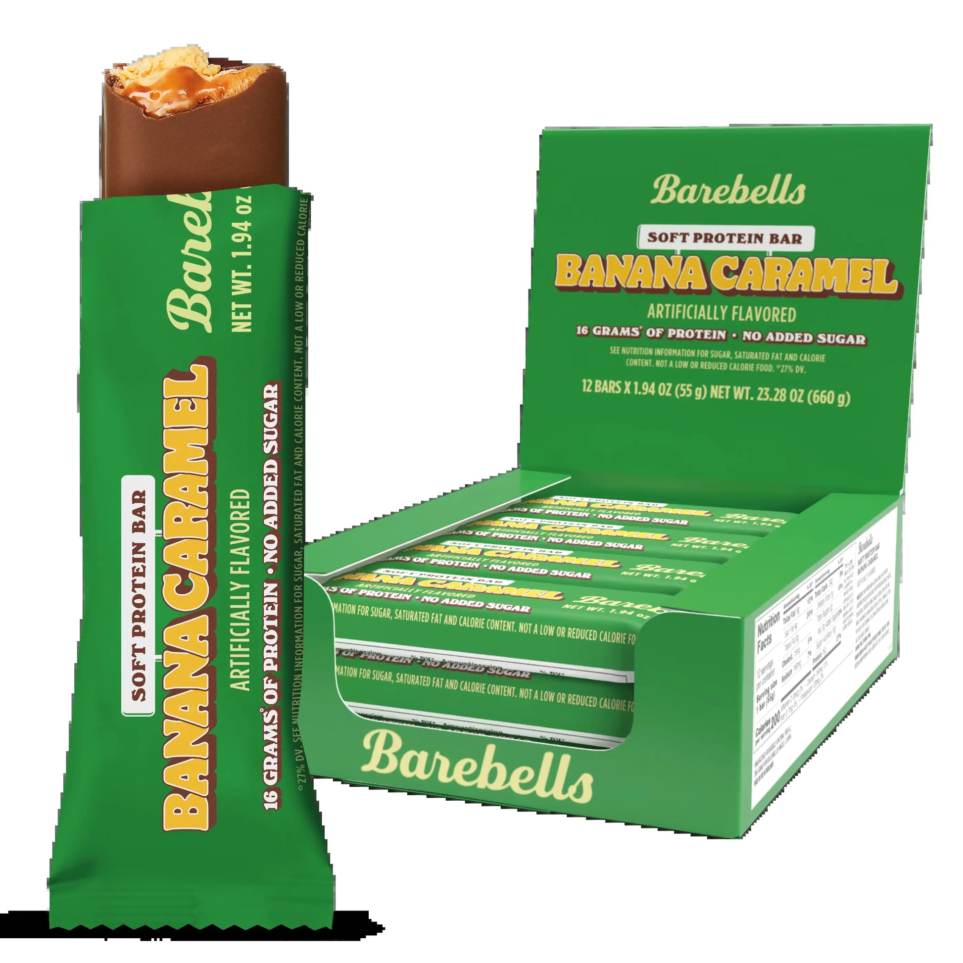 Barebells Bar Banana Caramel 12Pk