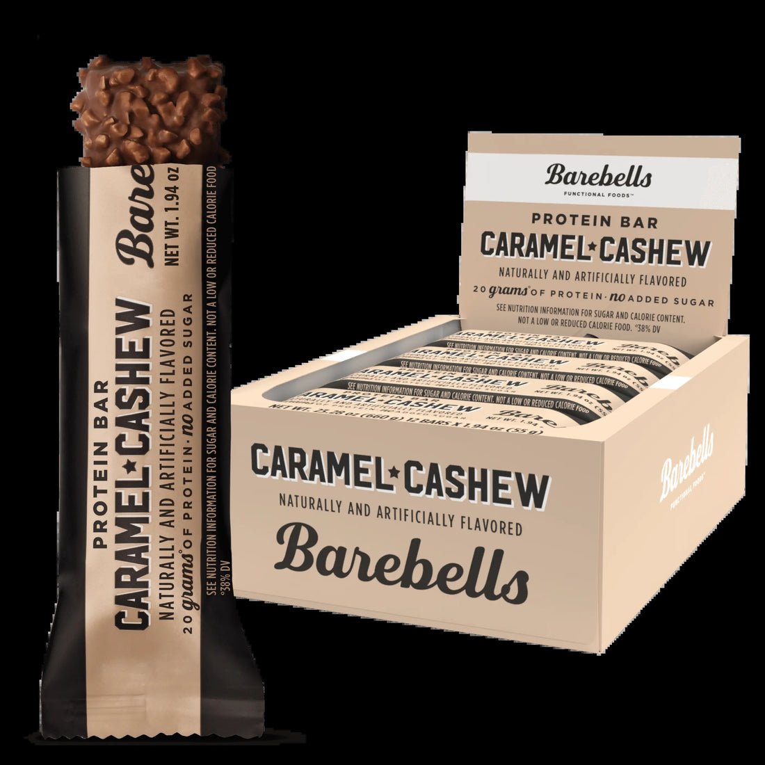 Barebells Bar Caramel Cashew 12Pk