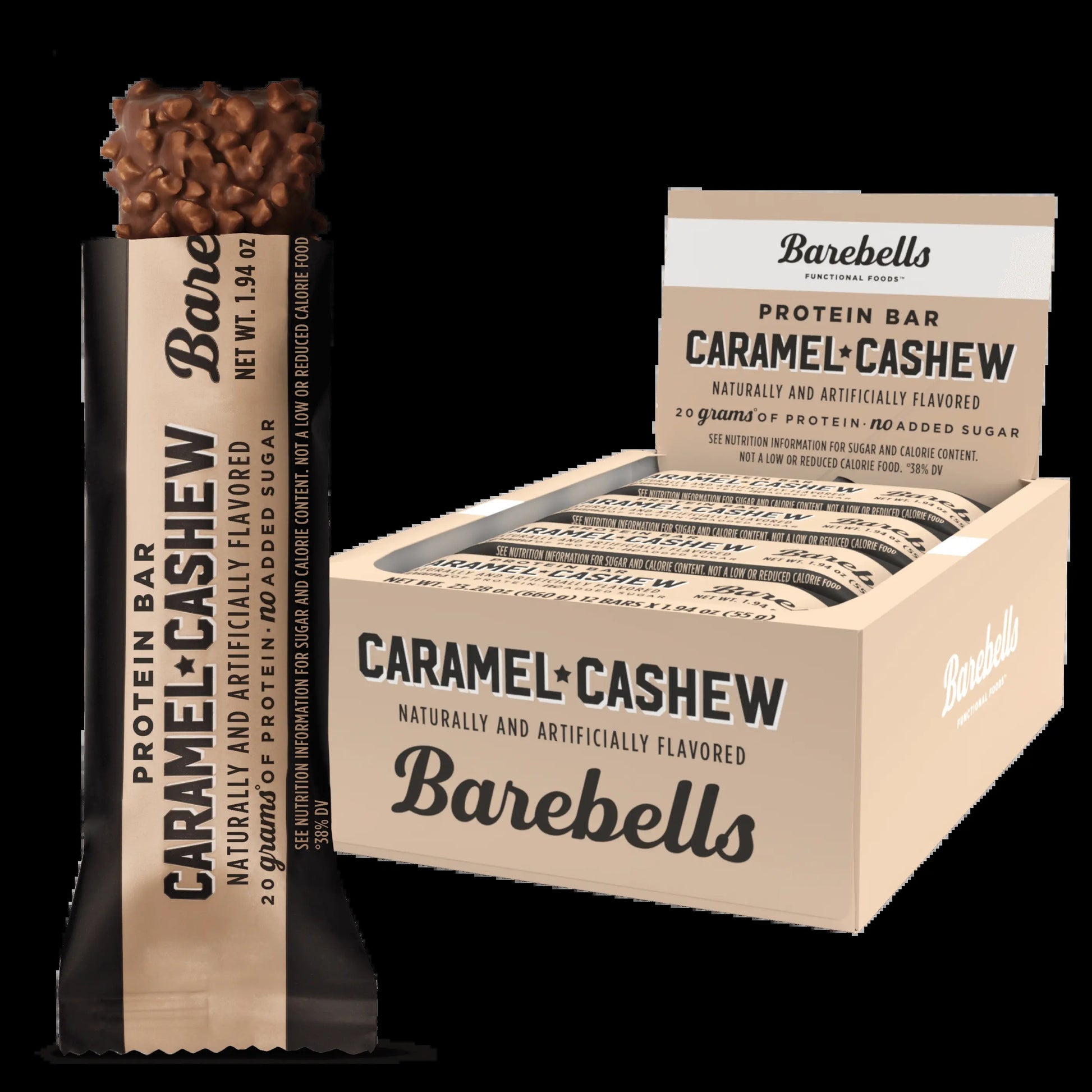 Barebells Bar Caramel Cashew 12Pk