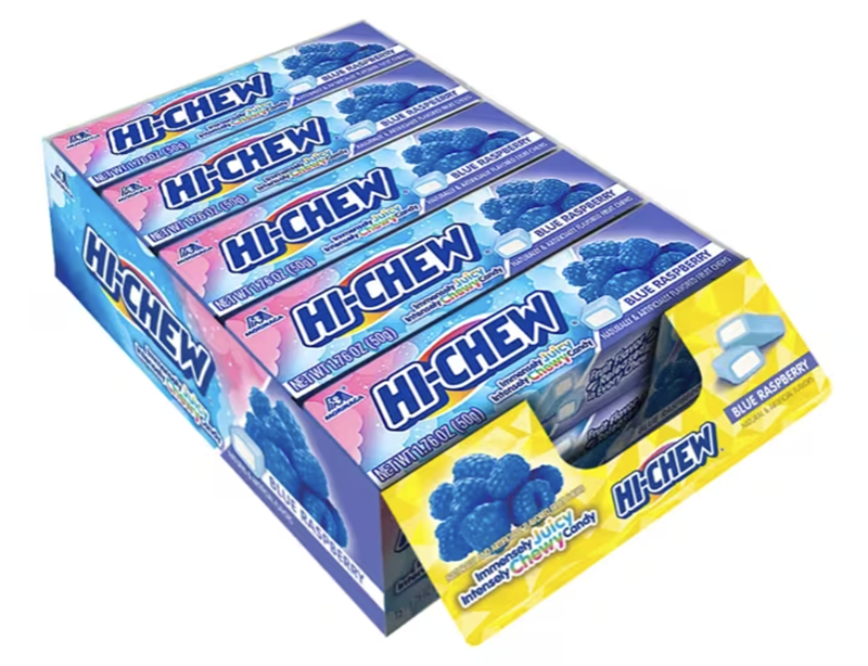 Hi-Chew Bar Blue Raspberry 15Ct