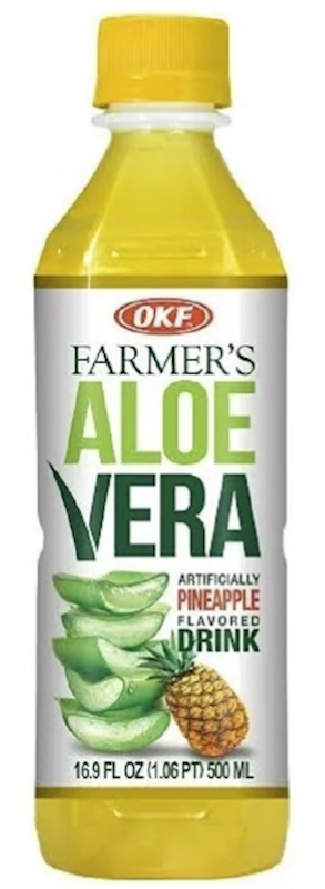 Okf Farmers Aloe Drink (Pineapple) 20/16.9Oz