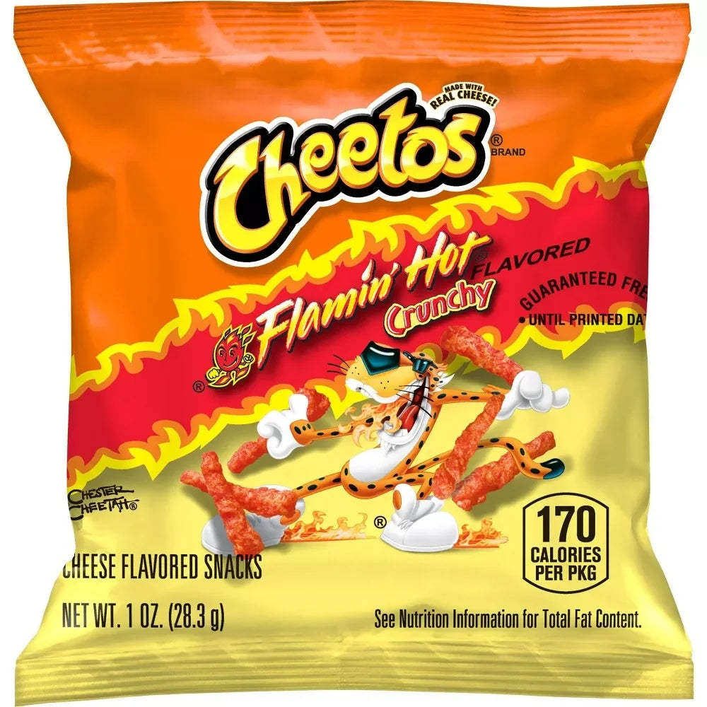 Cheetos Cheese Crunch Hot 32Ct