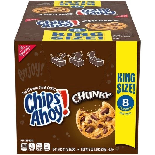 Chips Ahoy Chunky King Size 10Pk
