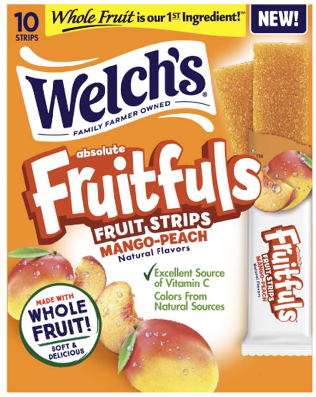 Welch'S Mango Peach Fruit Snack 5Oz 12Pk