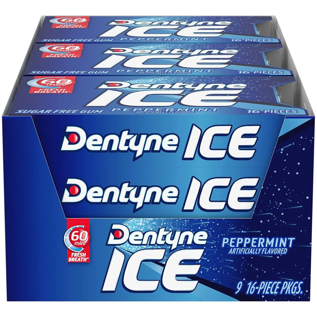 Dentyne Ice Peppermint Pk 9-16Ct