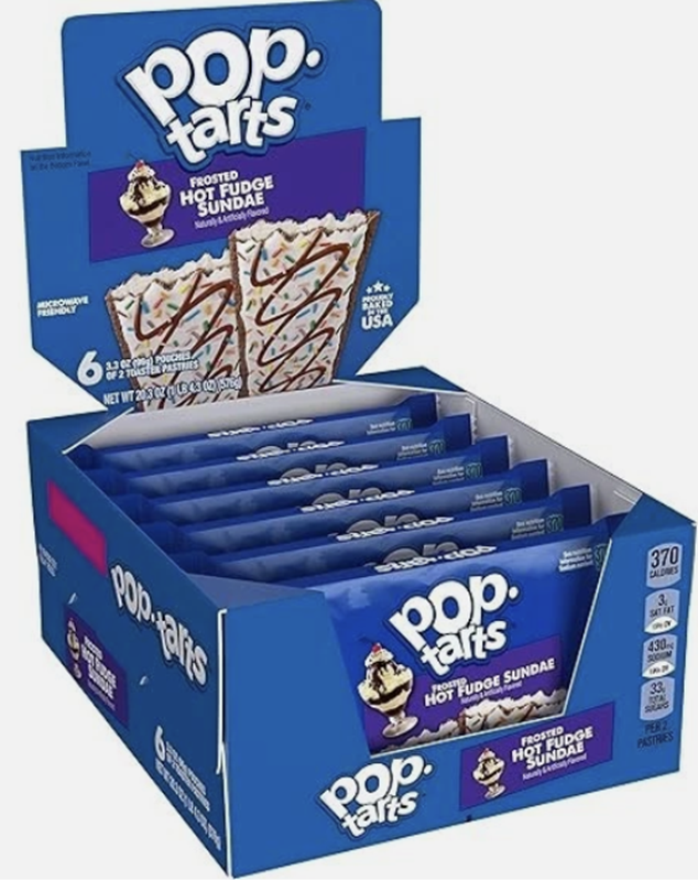 Pop Tart Hot Fudge 3.3Oz 6Pcs