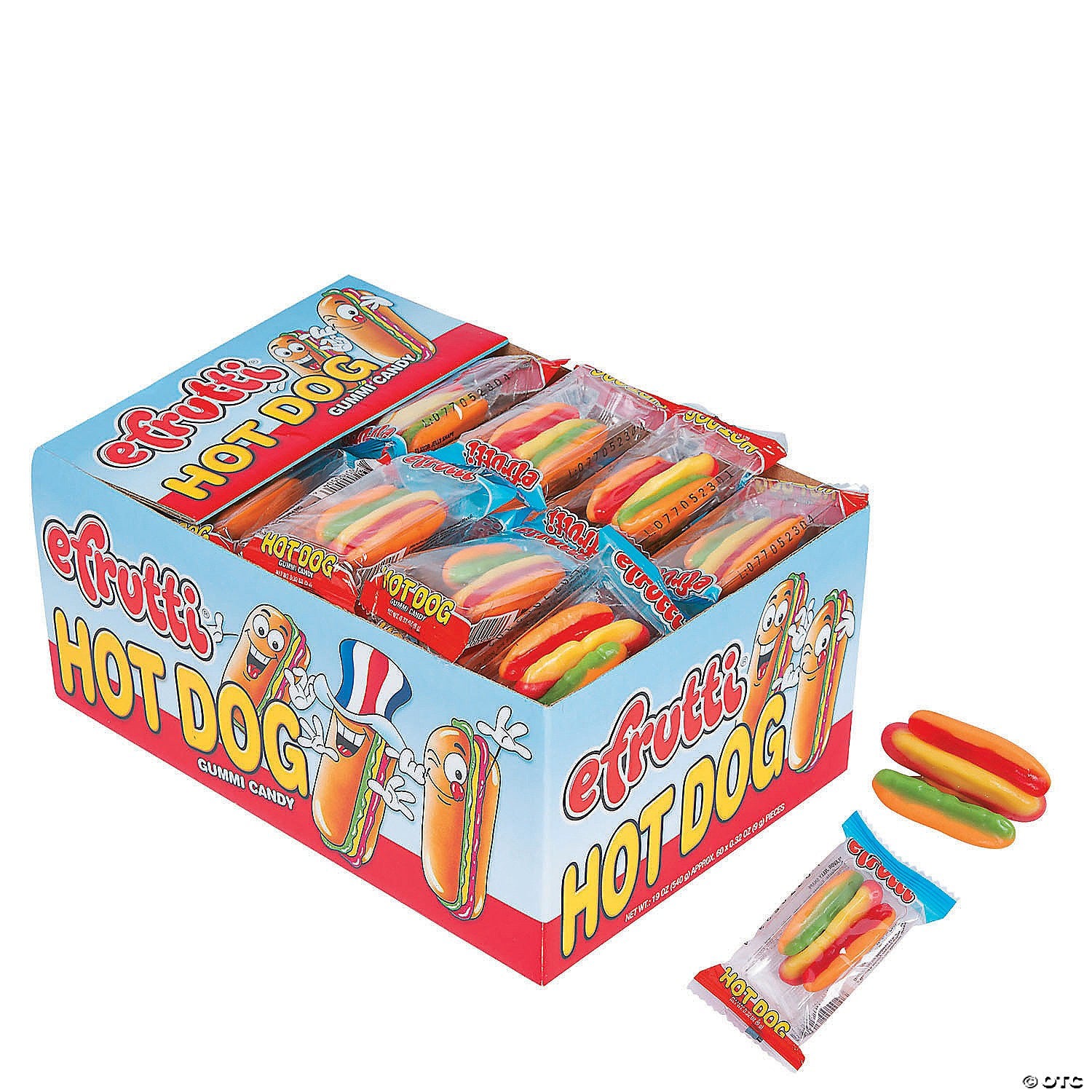 Efrutti Hot Dog 60Pk