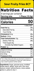 Efrutti Sour Fruity Fries 48Pk