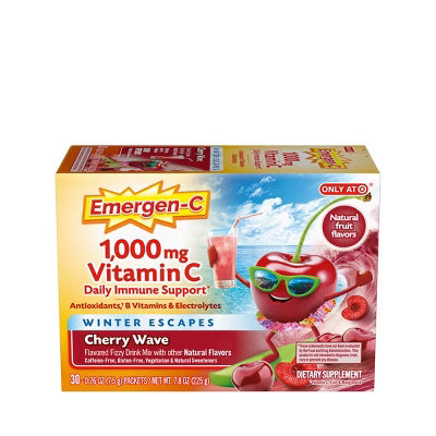 Emergen-C 100Mg Vitamin C Juicy Cherry 30Pk