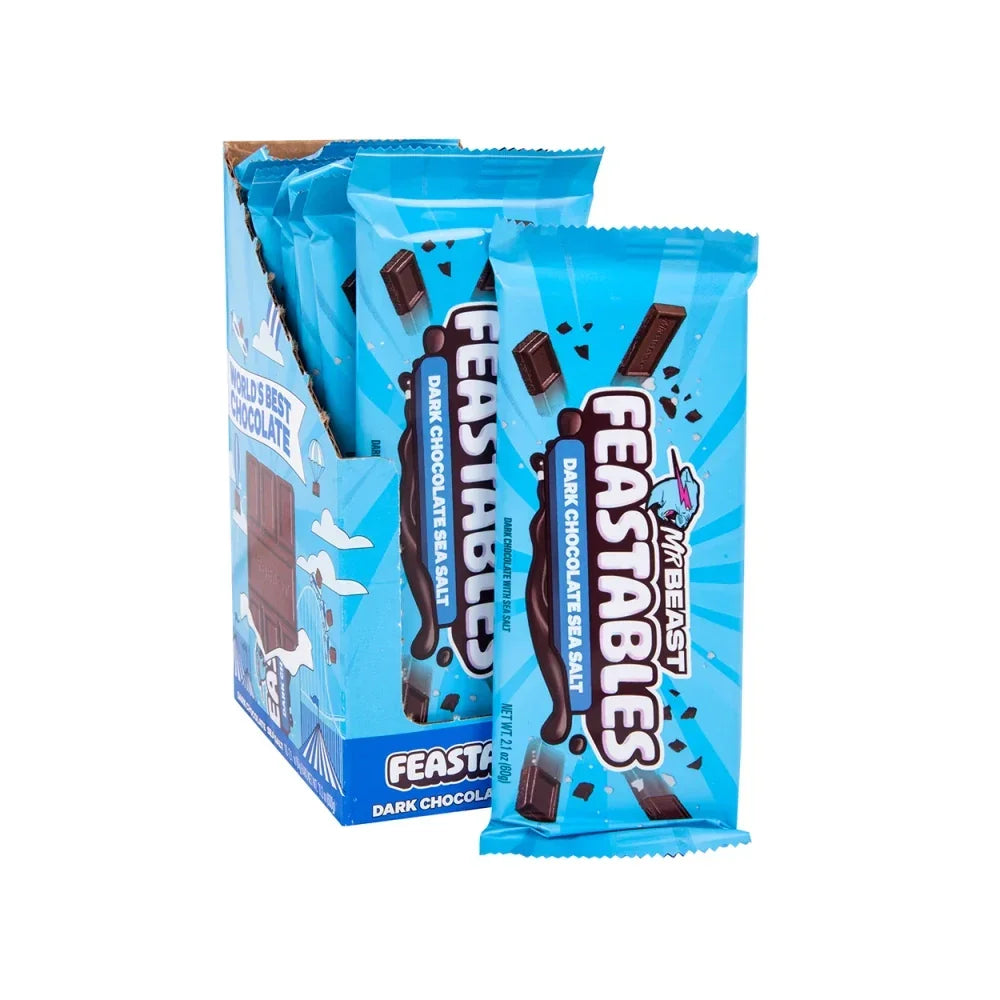 Feastables Choc Sea Salt 2.1Oz 10Ct