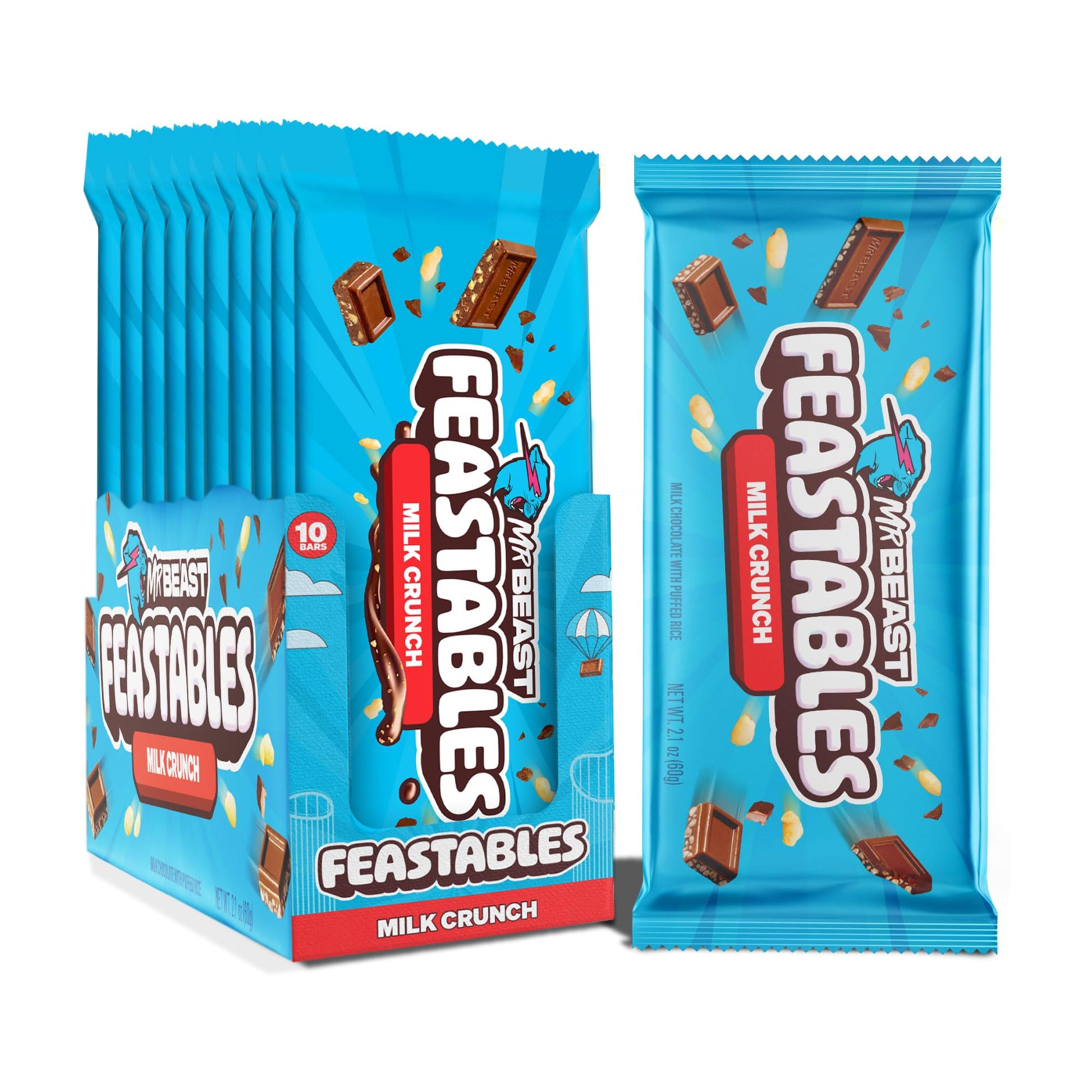 Feastables Choc Pnut Crunch 2.1Oz