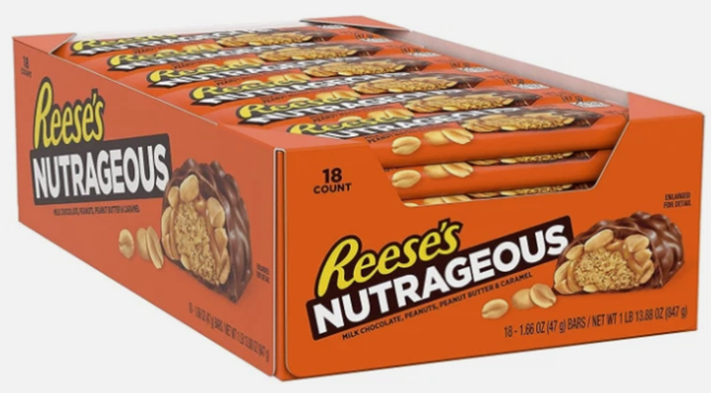 Reese'S Nutrageous Pnut Butter Bar 18Pk 1.66Oz