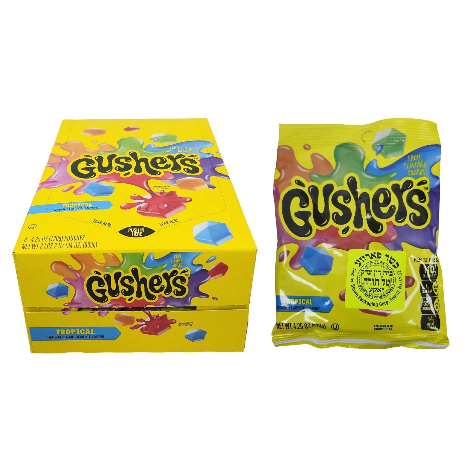 Gushers Tropical 8Pk 4/25Oz