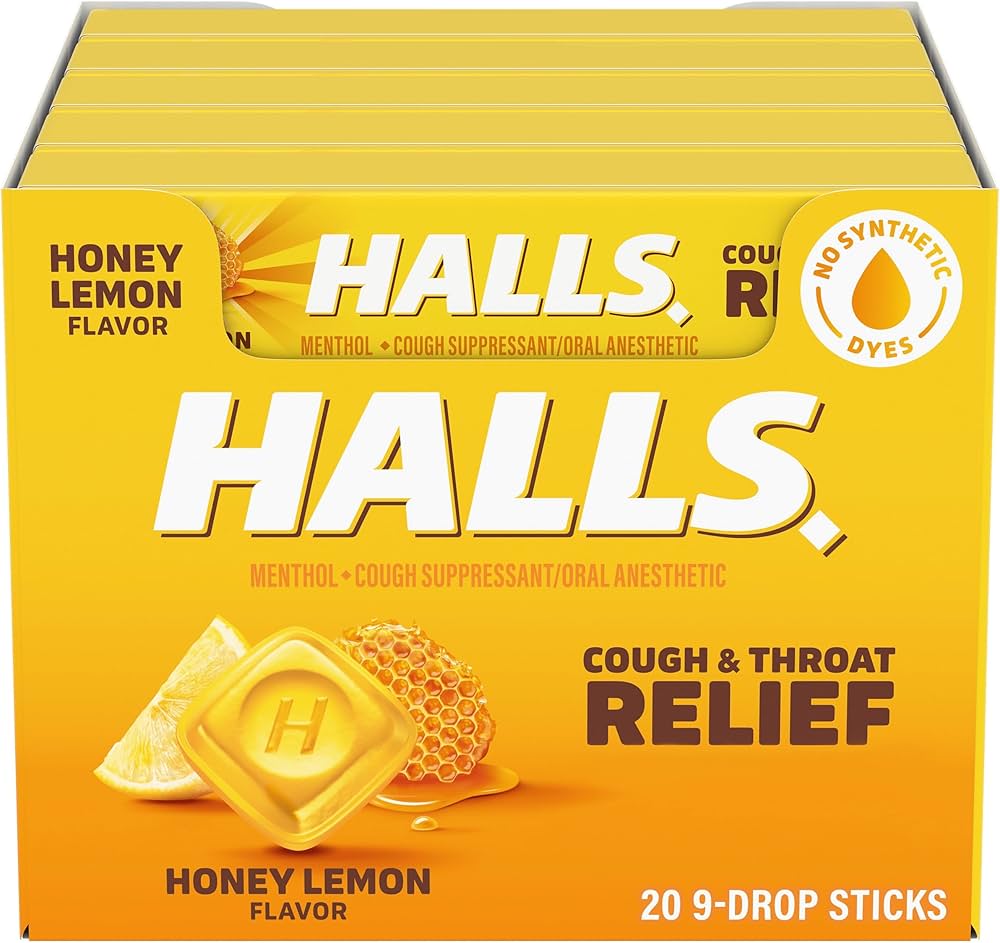 Halls Honey Lemon