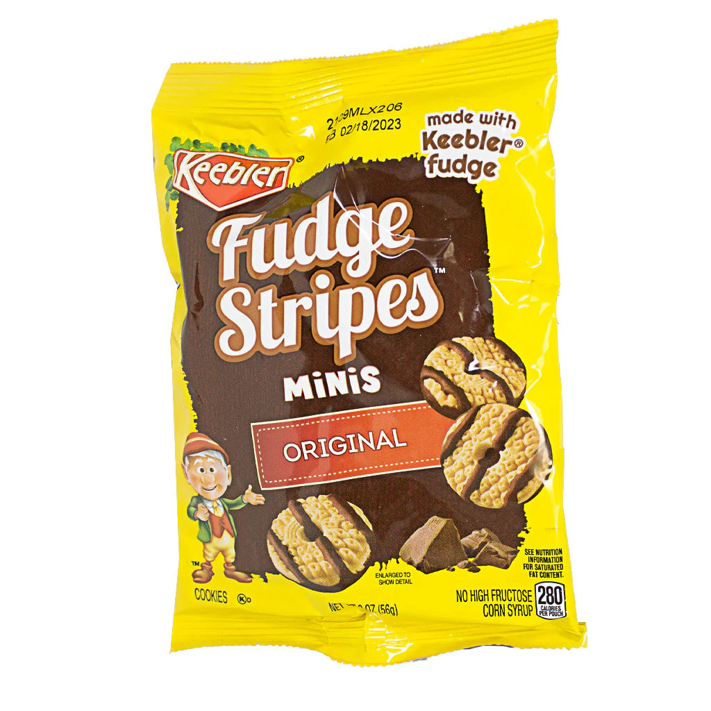 Keebler Fudge Stripes Mini 2Oz 60Ct
