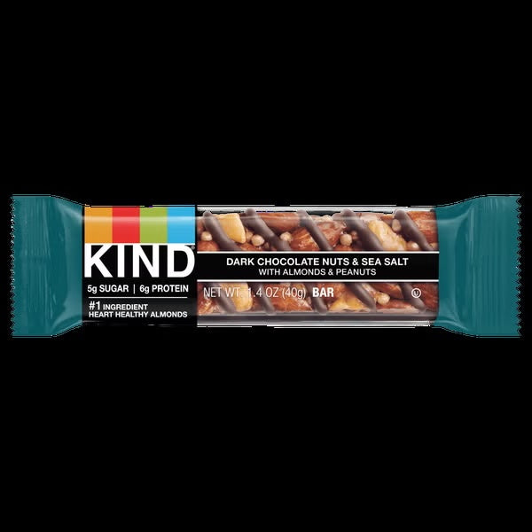 Kind Bar Dark Choc Nut &Salt 12Ct