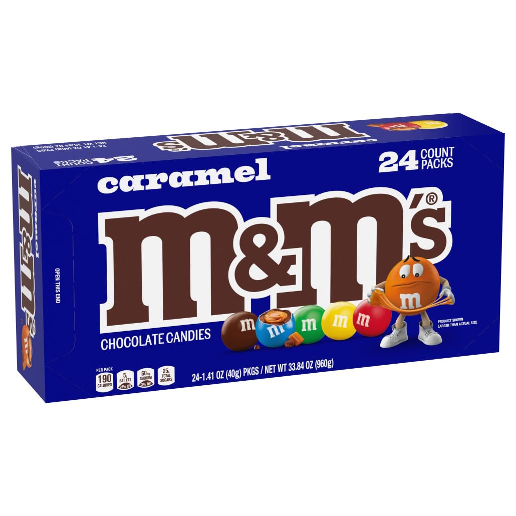 M&M Caramel Chocolate 1.41Oz 24Ct