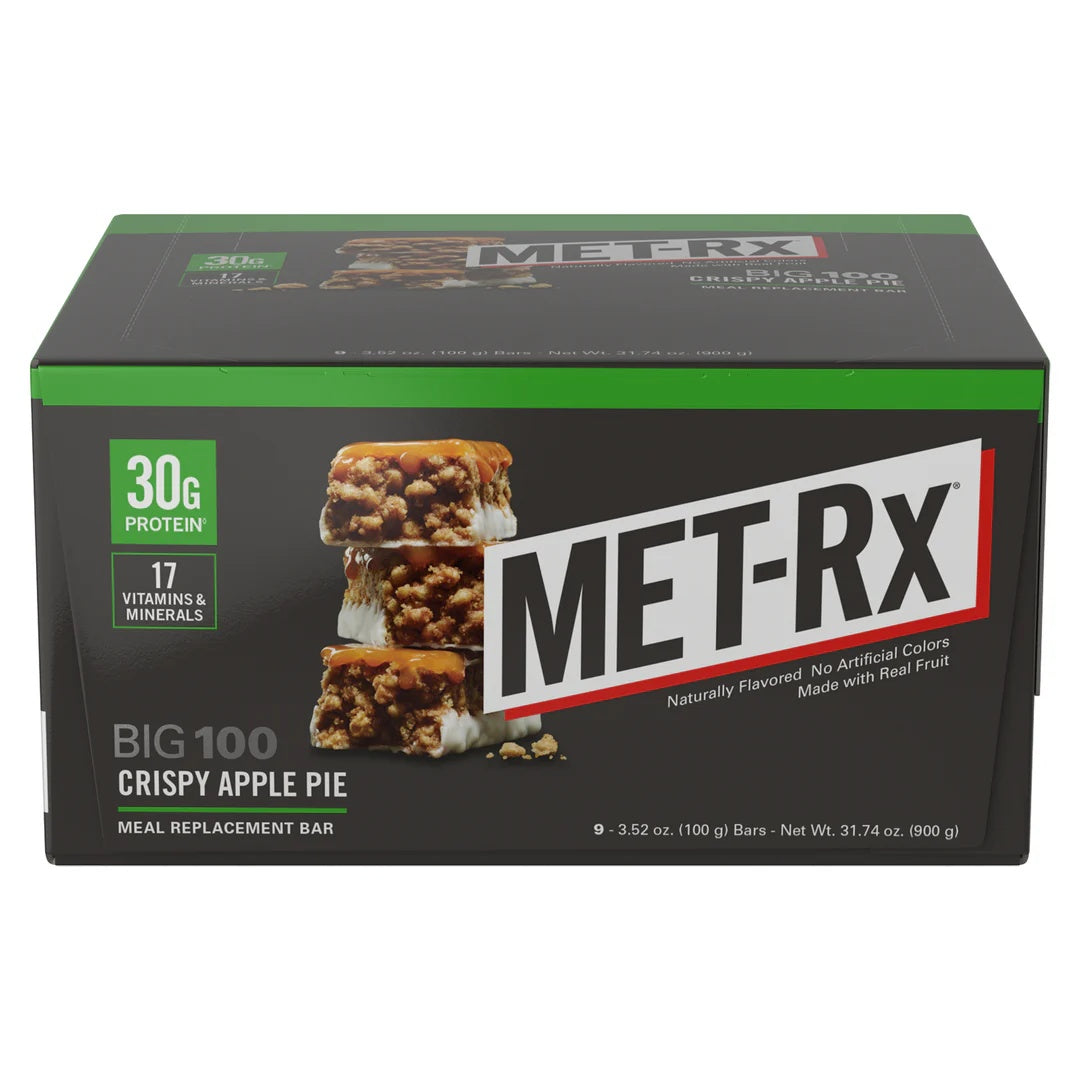 Met-Rx Bar Crispy Apple Pie 9Pk