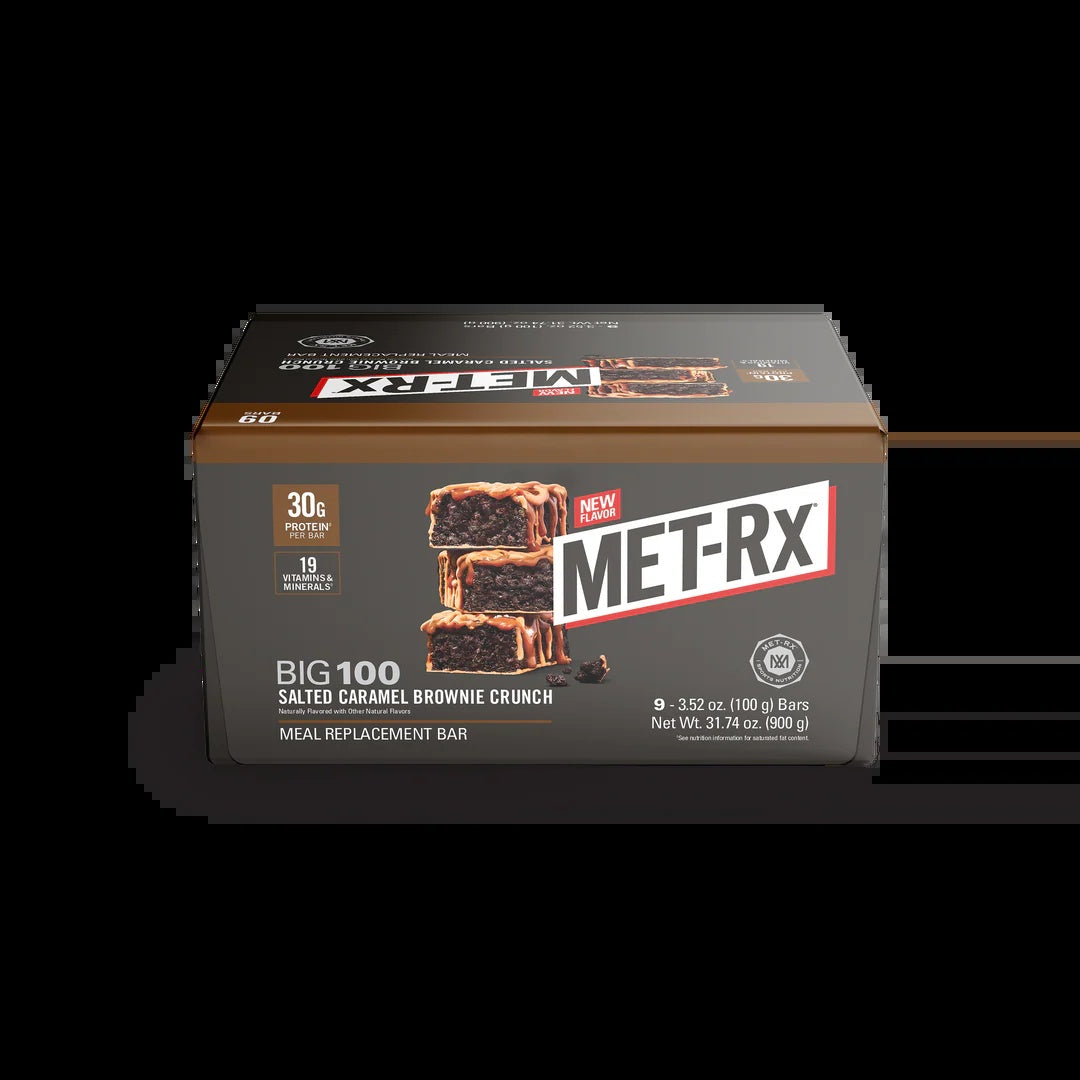 Met-Rx Salted Caramel Brownie 9Pk