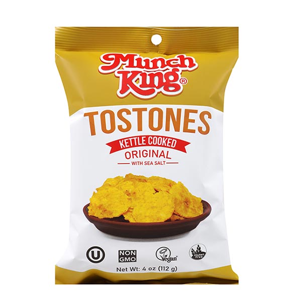 Munch King Tostones Orig 4Oz 12Pk