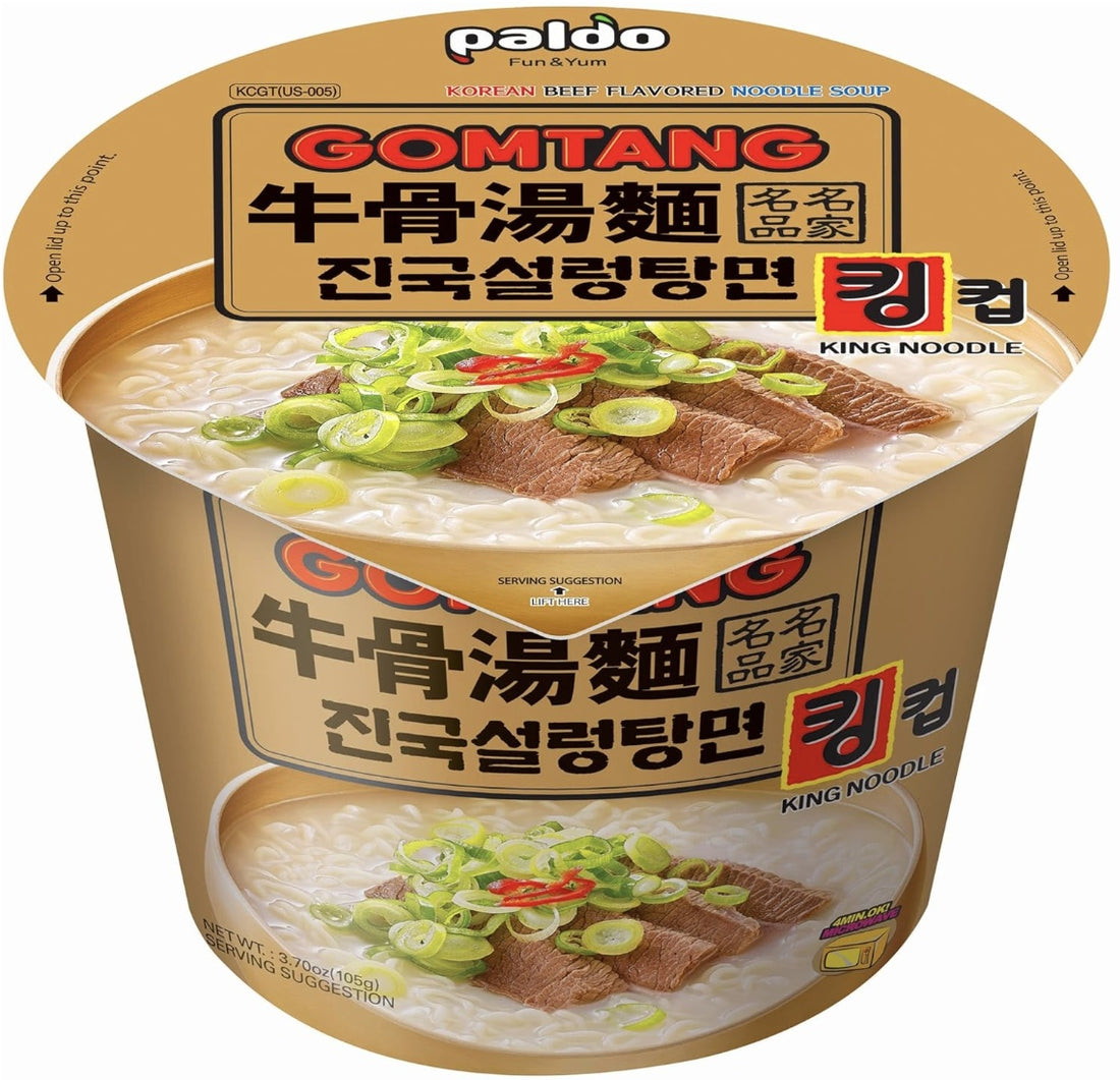 Paldo Ramen Bowl Gom Tang Beef&Vege 12Pk