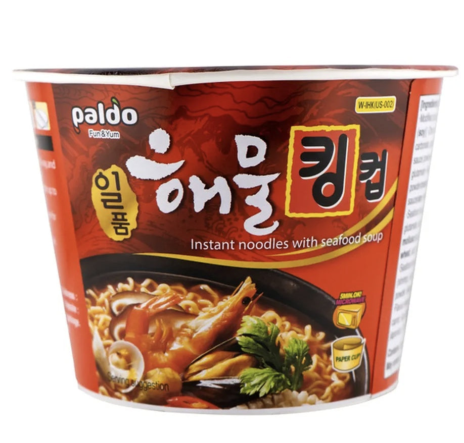 Paldo Ramen Bowl Seafood 12Pk