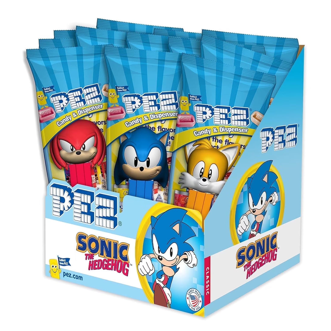 Pez Sonic Hhog Party Pack 12Ct
