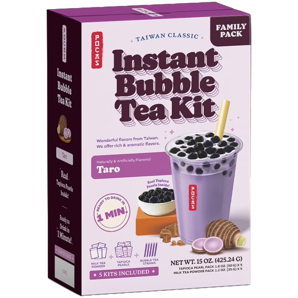 Pocas Bubble Teas Diy Kit 5Pk Taro