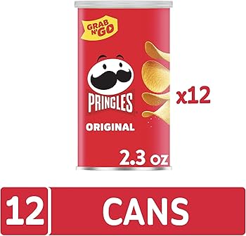 Pringles Medium Salt & Vinegar 12Pk